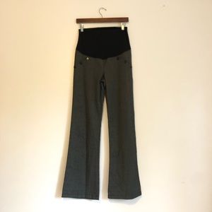 Tess straight wide leg casual maternity pants